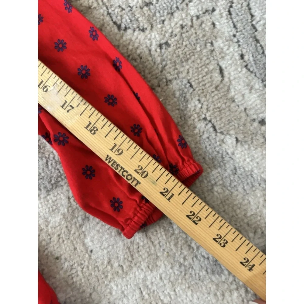 American‎ Girl Dress Size 10 Graphic Print Tie Front Zipper Back